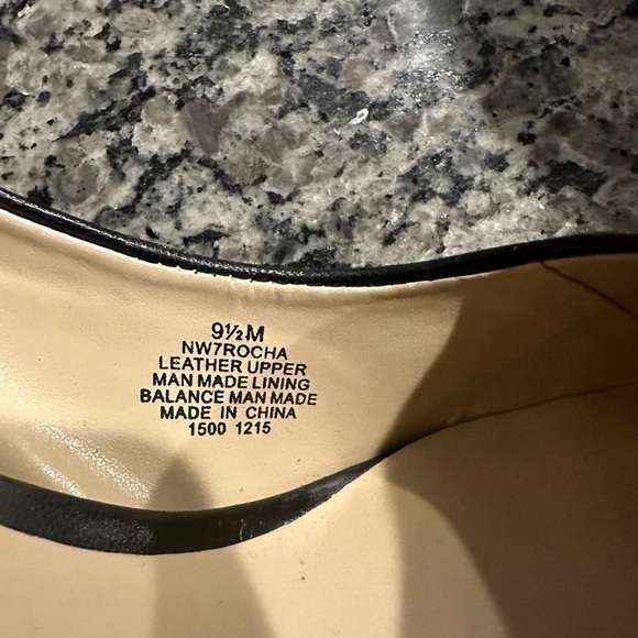 NINE WEST Leather Platform Heels - Picture 5 of 5